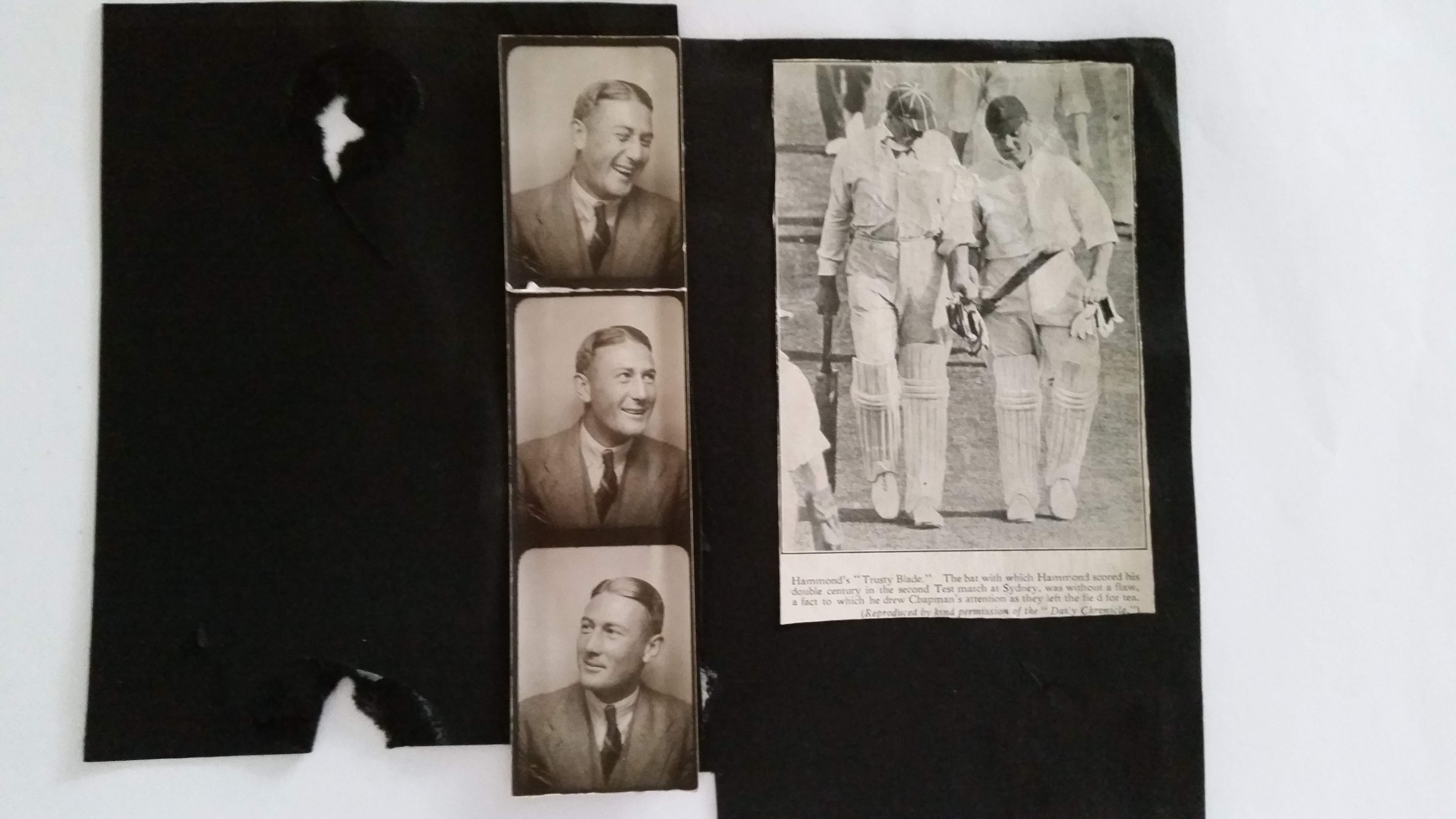 CRICKET, press photos & snapshots, South Africa in England, 1929, showing Christy, Webster, - Image 3 of 8