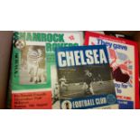 FOOTBALL, programmes, 1980s onwards, inc. European League Cup, England Internationals, Charity