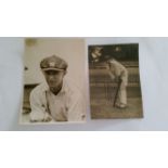 CRICKET, press photos, 1920s Australians, showing Johnny Taylor, MacCartney, Sid King, Bennett &