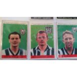 A. & B.C. GUM, 1958 Footballers (1-46), with (37) & without Planet, loose in plastic folder, FR to