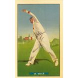 HOADLEY, Test Cricketers (1938), Nos. 6, 7, 11 & 33, medium, G to VG, 4