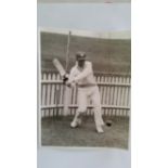 CRICKET, press photos, 1930s Australians, showing Ironmonger bowling & Jackson batting in the nets