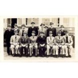 CASH & CO., Australian Cricket Team, group photo showing players wearing Cash & Co. hats, 71 x 42mm,