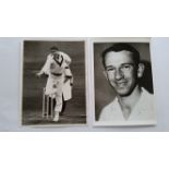 CRICKET, press photos, Australia in England, 1968, showing Mallett bowling (v Northants), Walters