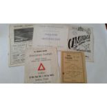 FOOTBALL, programmes, 1940s-1961, inc. Brechin City v Kilmarnock (Scottish Cup 2nd round, n.y.),