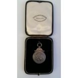 ATHLETICS, London Athletic Club Public Schools Challenge Cup 1937 fob medallion, for 3rd place in