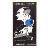 BARRATT, Football Stars, Bradford (Birmingham), Sherbert Novelties back, VG