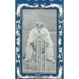 WILLS, Australian & English Cricketers (1909), blue (12) & red borders, Vice-Regal backs, slight