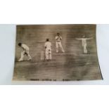 CRICKET, press photos, Australia in England, 1953, showing Miller c Edrich b Bailey, two missed