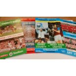 FOOTBALL, programmes for Charity Shield, complete run from 1974-2015, VG to EX, 42