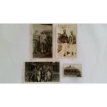 CRICKET, press photos & snapshots, South Africa in England, 1929, showing Christy, Webster,