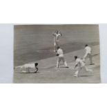 CRICKET, press photos, Australians, 1960s, showing Nurse c Thomas b Martin, Harvey batting,