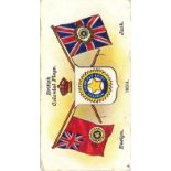 E.R.B., Flags of All Nations, Nos. 2, 3, 8, 23 & 29, stag backs, corner crease (1), G, 5