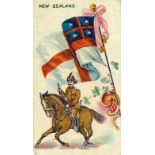 CHARLESWORTH & AUSTIN, Flags & Flags with Soldiers, Ireland, New Zealand & Russia, with soldiers, FR