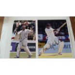 CRICKET, signed photos by English cricketers, inc. Graham Thorpe, Peter Willey, Mark Ramprakash &