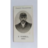 TADDY, County Cricketers, E. Russell (Essex), Imperial back, G