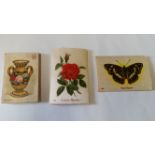 U.T.C., medium silks, INC. Pottery Types (20), British Butterflies (5), British Roses (9),