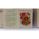 WIX J., Kensitas Flowers 2nd (1-40), complete, medium silks, op (printed backs), VG to EX, 40