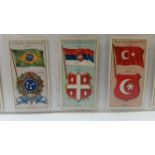 PLAYERS, complete (8), inc. National Flags & Arms (thick & thin), Drum Banners & Cap Badges, Fire-