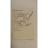 THEATRE, signed programme, No Room for Sex, inc. Barry Evans, Hugh Paddick, Thora Hird, Kenneth