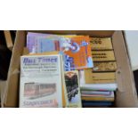 TRANSPORT, bus timetable booklets, 1970s-1990s, inc. Potteries, Ulster, Harrogate, Southampton,