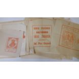TOBACCO LABELS, selection of label proofs, post-war, inc. Wills (late Ricketts Wills, Richards &