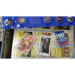 FOOTBALL, selection, inc. Golden Wonder Wotsits Footy Whoosher collection, Famous Footballer, part