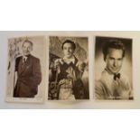 CINEMA, signed postcards, inc. Bing Crosby, Dennis Price, Griffiths Jones, James Macarthur, Dennis