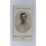 TADDY, County Cricketers, Mr. C.H.B. Marsham (Kent), Grapnel back, G