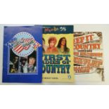 MUSIC, Country & Western brochures, inc. Slim Whitman, Billie Jo Spears, Tex Ritter, Wanda