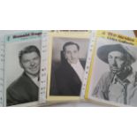 CINEMA, actors, original portrait stills, inc. Eugene Pallette, Michael Palin, Larry Parks, Nigel