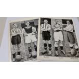 FOOTBALL, mainly trade part sets, inc. Topical Times Panel Portraits, triples (complete) ow mainly