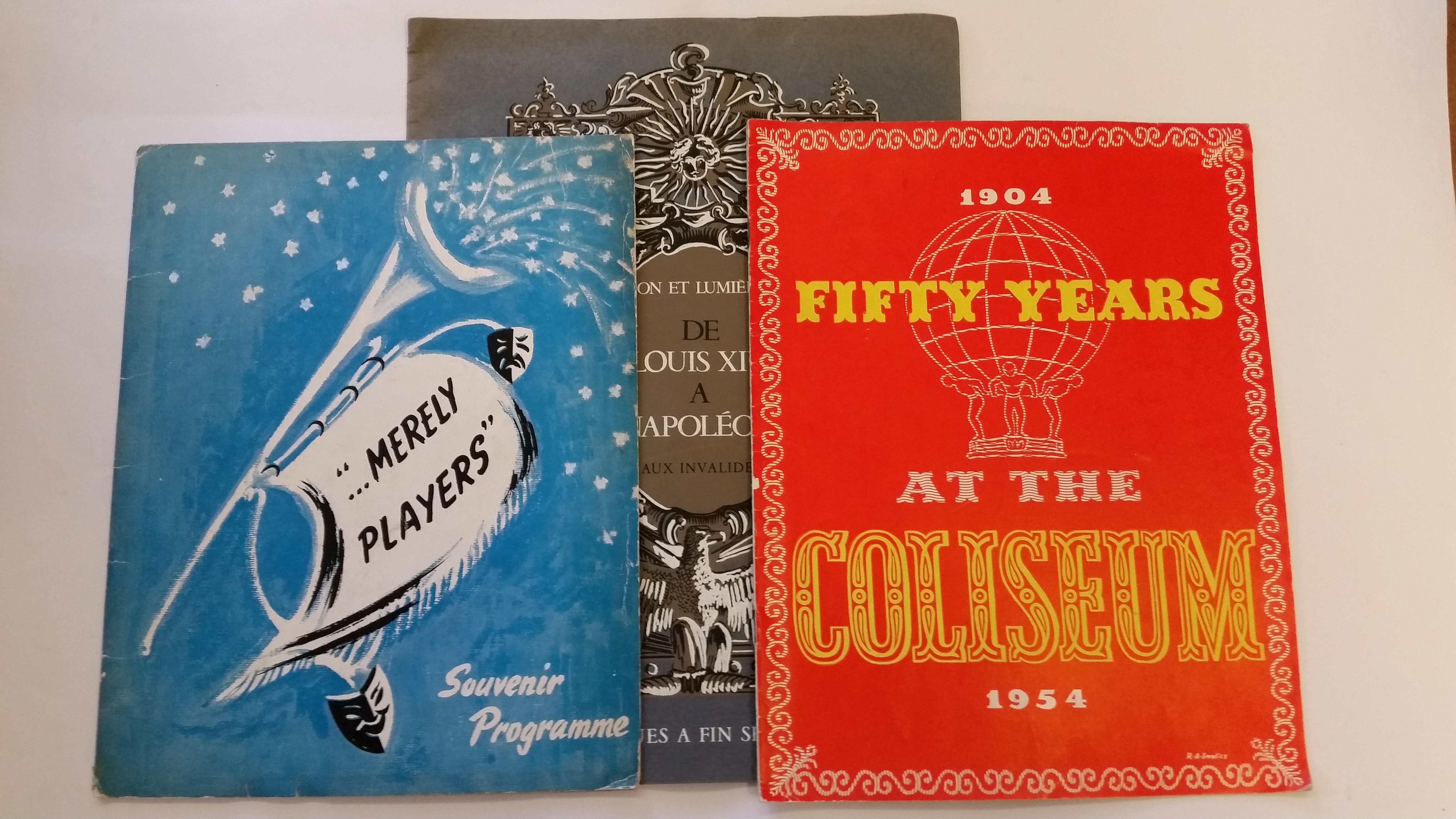 THEATRE, programmes & brochures for gala performances, 1911-1930s, inc. Palladium, Pickwick