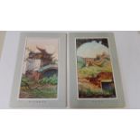 ORIENTAL, Chinese Views, complete, anon., p/b, numbered, Chinese titles, grey borders, 140 x