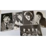 POP MUSIC, postcards, The Beatles, by Star Pics, SP602, 611 & 613-615, VG to EX, 5