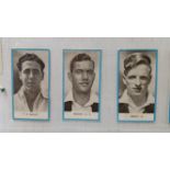 PHILLIPS, Sports (package issues), Cricketers, paper (27) & card, mainly trimmed to blue borders,