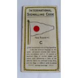 BAYLEY & Holdsworth, Flag Signalling Code Series, C (Yes Assent), slight corner knocks, G