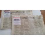 NEWSPAPERS, selection, 1860s-1890s, inc Jacksons Oxford Journal (16), Daily Scotsman (13), The