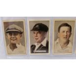 ALLEN, Cricketers (1934/5), complete, with both No. 3 cards, mixed frame & split backs, creased (