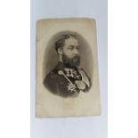 HUNTER & CO., advert card, possibly Alfred Duke of Saxe-Cobourg & Gotha, 65 x 105mm, Edinburgh