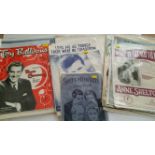 SHEET MUSIC, selection, many with pictorial covers, FR to VG, 150*