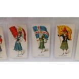 BELL, Women of all Nations (flag girls), printed backs, FR to generally G, 10