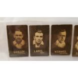 AUSTRALIAN LICORICE, Cricketers (1932/3), English players (complete), creased (5), P (1) to VG, 18