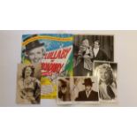 CINEMA, signed photos etc., inc. Carroll Baker, Rita Hayworth, Marie McDonald, Gene Nelson, Ginger