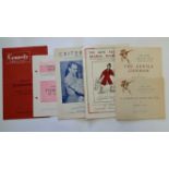 THEATRE PROGRAMMES, London selection, 1940s-50s, inc. Arts Theatre, Apollo, Ambassadors, Aldwych,