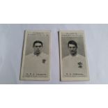 CLARKE, Football Series, No. 49 Luxmore (Blackmore), 50 Robinson (Northumberland), both rugby, G