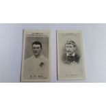 CLARKE, Football Series, No. 51 Bell (Northumberland), 52 Bancroft (Swansea), both rugby, VG, 2