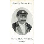 TADDY, County Cricketers, Ranjitsinhji & Vine (both Sussex), G, 2