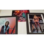 POP MUSIC, signed colour photos, inc. Barry Manilow (playing piano), Nicole Scherzinger, Britney