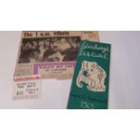 CINEMA, Marlene Dietrich selection from 1965 Edinburgh Festival, inc. festival programme, ticket (